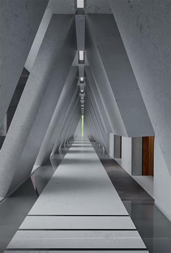 Where am I??? Brutalism Liminal animation in blender #blender #blender3d #brutalism