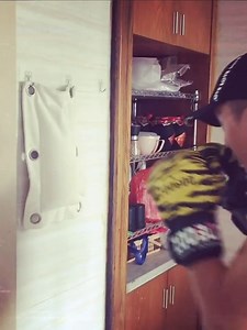 ZooBoo Wall Canvas Punching Bag - Wing Chun Martial Art Kung Fu Kick Wall Training Boxing Punch Kick Mount Bracket Striking Mounted Target Bags