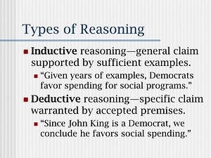 Types of Reasoning - SlideServe