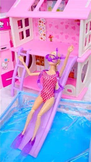 Satisfying Unboxing Barbie Scuba Diving Playset, ASMR Video #shorts