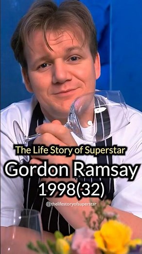 The Life Story of Gordon Ramsay🍳 #GordonRamsay #history #evolution #MasterChef