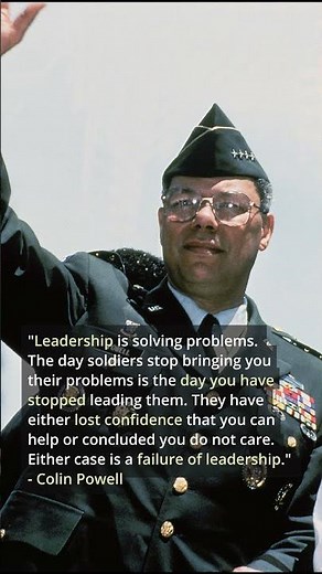 Colin Luther Powell: Leadership Lessons from A Military Icon