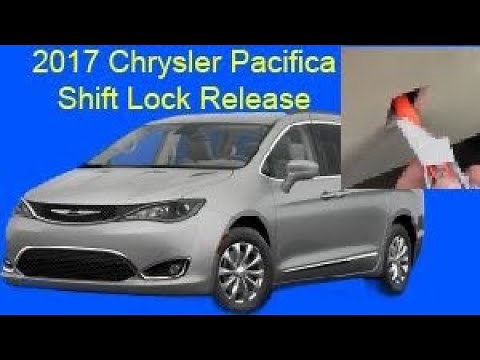 2017 Chrysler Pacifica Minivan shift lock release (neutral)