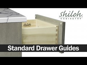 How to Adjust Your Cabinet Drawers on Standard Drawer Guides -Shiloh Cabinetry™
