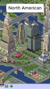 Sim City 3000 Building Styles - Dense Zones #simcity #gaming #shortsfeed #gameplay