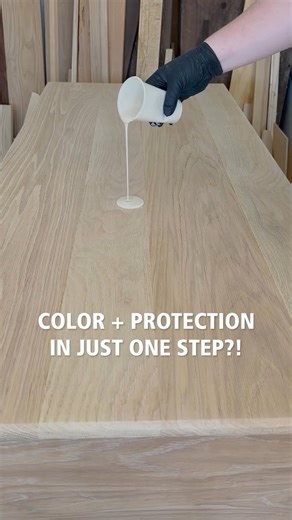 This is the ultimate one-coat wonder for all interior wood projects! With Oil Plus 2C, your wood surfaces are colored and protected in a single layer! No fussy, multi-layer applications—just one and DONE! This product is a 0% VOC hardwax oil wood stain and finish that creates a durable molecular bond with the topmost wood fibers, resulting in a finish that is wear, water, and heat resistant. #rubiomonocoat | Rubio Monocoat USA