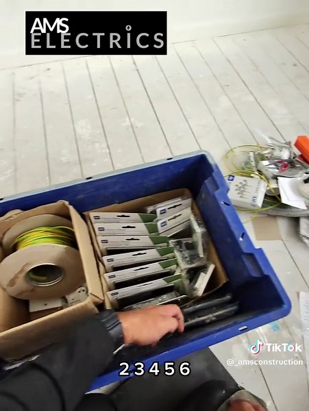 Second fix complete 💥 £500 a day as a spark with AMS Electrics 🔌💷 This trade pays if you know your craft! #AMSElectrics #ElectricianLife #SecondFix #OnTheTools #SparkyLife #UKTrades #ConstructionTikTok #MoneyMotivation #DayInTheLife #SelfEmployedSparky