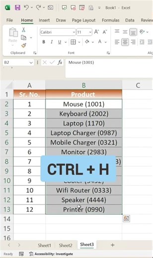 How To remove Number From Excel #exceltipsandtricks #salaarsikander #microsoftoffice #exceltips
