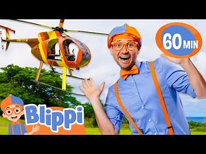 Blippi Jungle Helicopter Adventure! | Learning Vehicles | Educational Videos For Kids