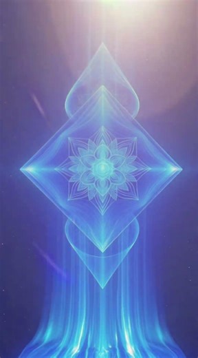 Sapphire Chakra Cascade - Psytrance Energy ✨ Sacred Geometry Flow