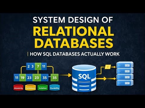 System Design of Relational Databases | How SQL Databases Actually Work