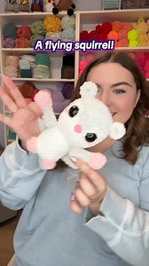 Tester call coming later today 💕 #crochet #plushies #flyingsquirrel #crochetwbay | Crochet With Bay