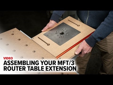 TSO Compact Router Table Extension for Festool MFT/3 Multifunction Table - Assembly Video