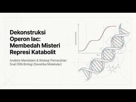 Soal dan pembahasan OSN Biologi SMA 2025 Tingkat Kabupaten/Kota Soal No 8 Dekonstruksi Operon lac