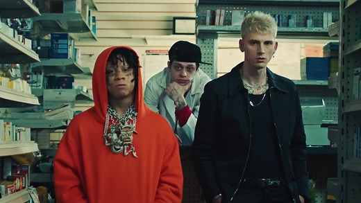 See Machine Gun Kelly, Trippie Redd, Pete Davidson Team for New 'Candy' Video