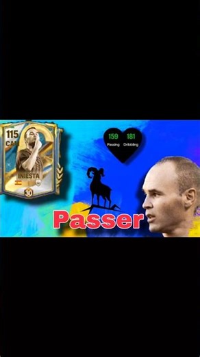 🎯 Andrés Iniesta – Greatest Passer in FC Mobile ⚡#fcmobile#Shorts