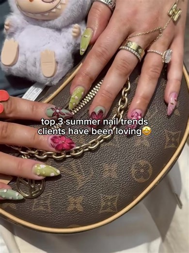 Your bring your summer inspos and we deliver every time 💅🏻💫 #newyorkinsponails #summernails #nails #fyp