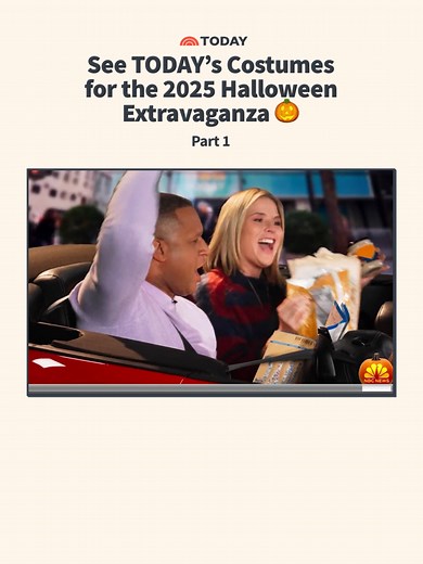 (Part 1/2) It's the best day of the year at TODAY! Happy Halloween from our favorite road trip buddies! 🚘🎃 #TODAYShow