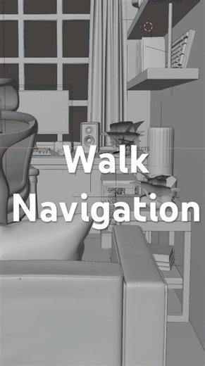 Immerse yourself in your own video game in Blender with these easy steps #blendertips #blender3d