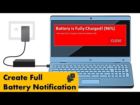 How to get Full Battery Notification in Windows 10