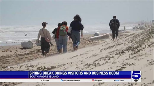 Spring breakers make their way to South Padre Island