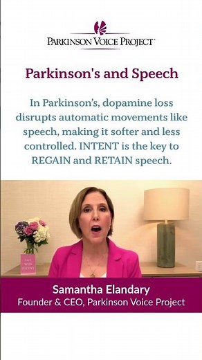 How Parkinson's affects speech