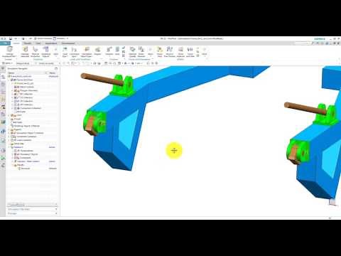 NX SOL101 Load Frame Simulation