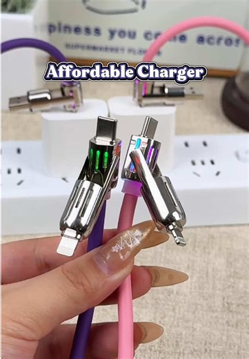 6.6FT 4-in-1 USB-C Fast Charging Cable Deal