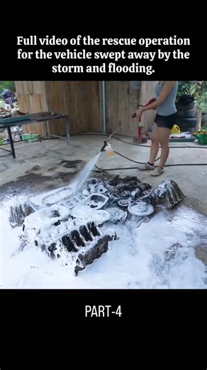 Tech Restore Pro | Part 4: The Real Restoration Begins 🚗🔧 After surviving the storm and being rescued from deep floodwaters, the hard work truly begins.... | Instagram