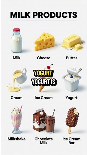 9 Common Milk Products Everyone Should Know 🥛