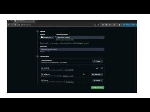 How to create a repo