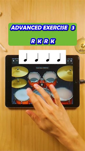 YOU’VE MASTERED THE BASICS — NOW PRACTICE THIS ADVANCED DRUM EXERCISE🔥#DrumSpeed #DrumControl #AdvancedDrums #DrumPractice #DrumPatterns #FingerDrumming #GarageBandBeats #DigitalDrums #LearnDrumming #AKENKO | Akenko.official