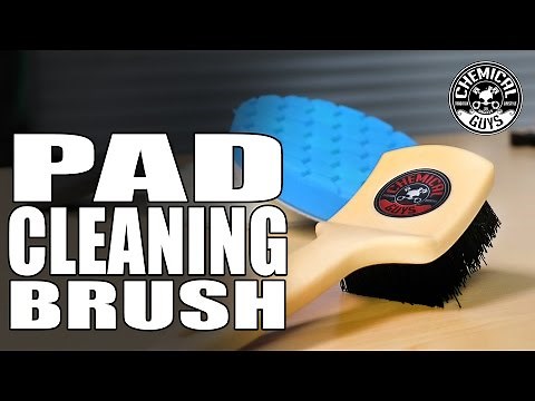 How To Clean Buffing Pads - Chemical Guys Pad Cleaning Brush