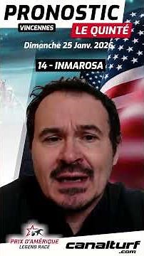 Prix ​​d'Amérique 💥Quinté+ Prediction⚡Pmu - Vincennes Sun. 25 Jan. 2026