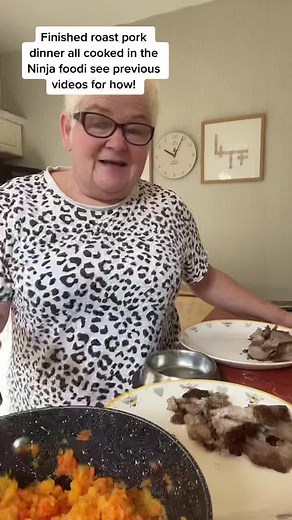 Delicious Roast Pork Dinner Cooked in Ninja Foodi