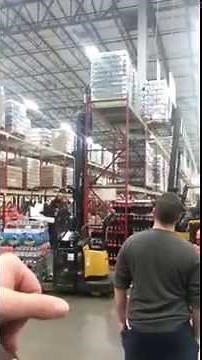 Forklift fail