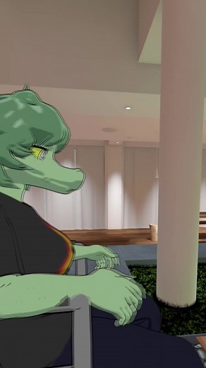 Adorable Gator Hug Moments on VR Chat