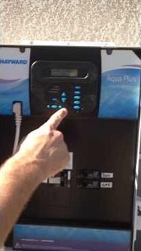 How to adjust the salt settings for the pool.