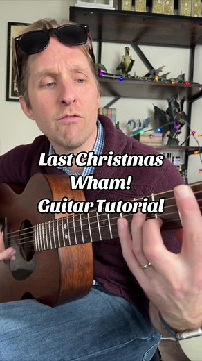 Last Christmas by Wham! Guitar Tutorial #christmasmusic #christmassongs #lastxmas #georgemichael #guitarlesson