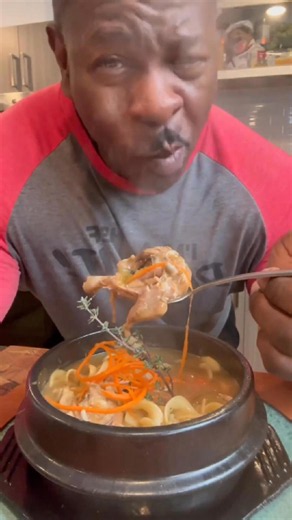 This chicken noodle soup is pure comfort food