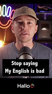 17K views · 898 reactions | "Don't say my English is bad!"Download the Hallo app and start speaking a new language with an AI tutor in 3 seconds!#hallo #english #learnenglish #languagelearning #languages | Hallo | Facebook