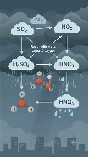 Acid Rain Explained 🌧️ | Causes, Formation & Harmful Effects | Science