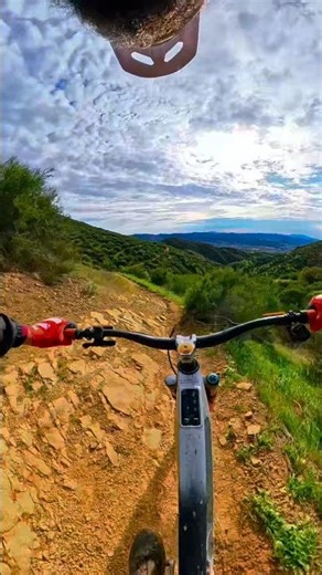 Smooth operator down Chumash #crestlinebikes #mtb #mountainbike #downhillmtb #fyp #shorts #pov