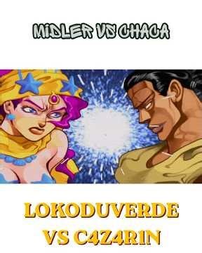 MIDLER VS CHACA - jojo' s bizarre adventures Arcade #retrogaming