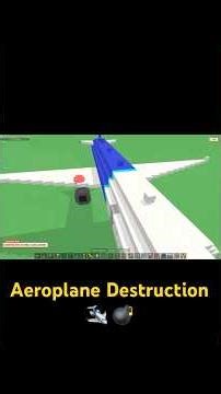 Aeroplane vs Minecraft World 💥✈️