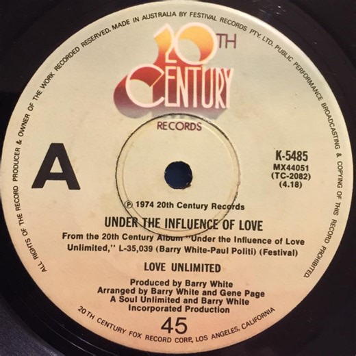 Love Unlimited - Under The Influence Of Love