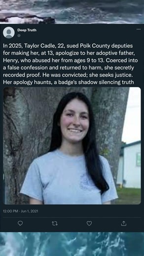 In 2025, Taylor Cadle, 22, sued Polk County deputies for making