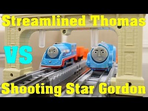 Trackmaster Thomas & Friends' The Great Race! Streamlined Thomas Versus Shooting Star Gordon!
