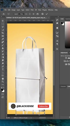 Create realistic reflection in Seconds #photoshop