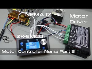 HOW-TO: Motor Controller for NEMA Motors SMC01 with External Driver Part 3